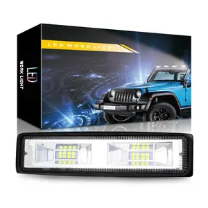 DXZ OEM système d'éclairage de véhicule, lampe de travail de voiture LED 48W lampe à large faisceau pour voiture SUV tout-terrain pour Jeep camion bateau 12V 24V