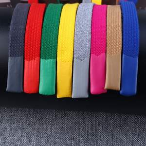 Sweat à capuche en polyester plat Cordon de serrage en silicone Cordon de serrage <span class=keywords><strong>Corde</strong></span> à capuche - Product Image 4