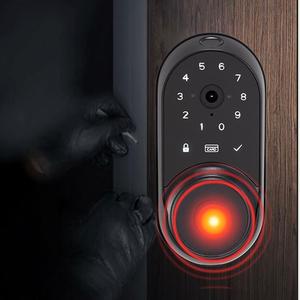 Khóa cửa thông minh vân tay kỹ thuật số không dây WIFI Tuya mới nhất <span class=keywords><strong>2025</strong></span>, an toàn cao, mở khóa thông minh bằng ứng dụng, dành cho cửa gỗ, có khe cắm thẻ nhớ - Product Image 6