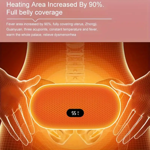 Warm Palace Belt Portable Heating Pad for Women's Period Pain Relief <strong>Massager</strong> <strong>Waist</strong> <strong>Massager</strong> Pink Belt - Product Image 5