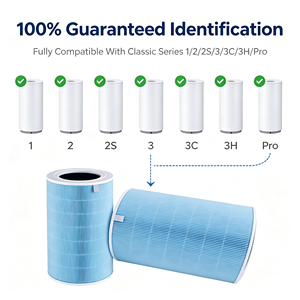 Filtro de <span class=keywords><strong>Purificador</strong></span> de Aire HEPA H13 Redondo con Carbón Activado, Filtro de Repuesto de Tamaño Personalizado para <span class=keywords><strong>Purificador</strong></span> de Aire Doméstico - Product Image 4
