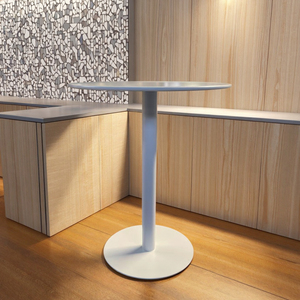 Hiện Đại Trắng Vòng Bàn Ăn Chuyển Đổi Trong Nhà Nhà Và Nhà Hàng Đồ Nội Thất Bằng Gỗ Bàn Làm Bằng Tay Cho Phòng Ăn - Product Image 6