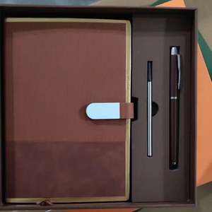 Men and Women's Business <b>NOTEBOOK</b> Gift <b>Set</b> with Silk Screen Printing on Paper for Holiday Birthday Celebrations & Office Use - Product Image 3