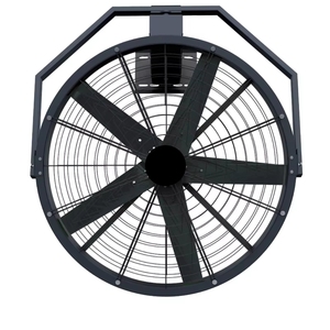 Ventilateur mural à fréquence variable à aimant, 6 pales, grand volume d'air, circulation d'air industrielle à haute vitesse - Product Image 2