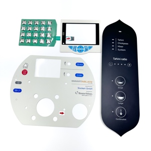 Trung Quốc Nhà máy tùy chỉnh Poly <span class=keywords><strong>dome</strong></span> màng bàn phím chuyển đổi bàn phím với cửa sổ trong suốt - Product Image 1