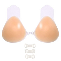 Couvre-mamelons ronds en silicone adhésifs pour femmes - Hypoallergéniques, finition mate, respirants, imperméables, taille unique avec emballage en boîte