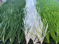 Gazon artificiel de qualité supérieure pour événements, gymnases et terrains de football, 30 mm, avec brosse de maintenance pour gazon synthétique.