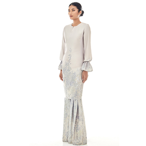 Kebaya Abaya ชุดเดรสมุสลิมสำหรับผู้หญิง,เสื้อผ้าแฟชั่นสไตล์ปากีสถานประดับเลื่อมสวยงาม-ขายส่ง-Malays - Product Image 3