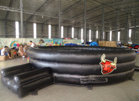 Matelas de machine de taureau mécanique pour enfants en plein air à vendre en gros machine de tour gonflable maison de rebond adultes taureau mécanique