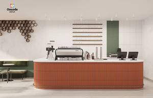 Diseño de Quiosco de Café Moderno |   Puesto de Café Personalizado para Centro Comercial |   Soluciones Integrales para Mostradores de Cafeterías - Product Image 3