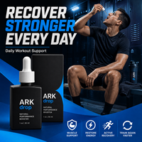 ARK Drops Gouttes d'énergie liquides, booster de performance naturel, gouttes à absorption rapide, gouttes d'énergie quotidiennes pour adultes