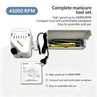Machine à ongles professionnelle Strong Max ONE 105L avec moteur brossé en plastique, 35000 tr/min, OEM, marque privée