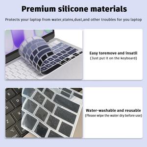 Silicone Keyboard Cover Skin for 2026 MacBook Neo 13 Inch A18 Pro Anti-Spill Dust Proof Washable US/ANSI Layout Protector - Product Image 2