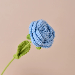 Wholesale Valentines Day and Mother's Day Gifts handmade <strong>crochet</strong> knit rose <strong>flower</strong> bouquet <strong>crochet</strong> <strong>flowers</strong> for Graduation gifts - Product Image 6