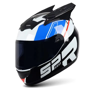 Casque tout-terrain ABS léger et élégant en forme de chat pour homme et femme, certifié DOT, avec haut-parleur intégré - Product Image 2