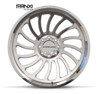 Jantes forgées sur mesure OEM 22x12 24x14 26x16 26x14 20x10 Monobloc Super Jantes Simples pour Silverado 2500 HD F250 Sierra 2500HD