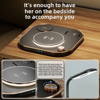 Fabricant trois-en-un chargeur sans fil lampe de bureau 15W puissance de sortie pour Apple Huawei téléphones mobiles et montres en gros