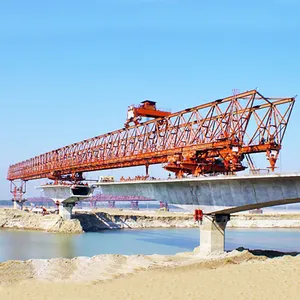 450 Ton 500 Ton 600 Ton Railway Bridge Segment Girder Launching Gantry