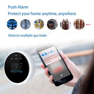 Graffiti Wifi Home <span class=keywords><strong>Gas</strong></span> báo động nhà bếp <span class=keywords><strong>gas</strong></span> rò rỉ Detector Van điện từ dễ cháy <span class=keywords><strong>gas</strong></span> báo động - Product Image 4