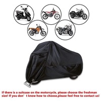 Housse de moto imperméable en tissu résistant à l'usure pour scooter intérieur et extérieur Housse de moto toutes saisons en polyester de soie anti-poussière