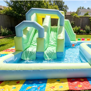 Tapis aquatique coloré en PVC pour <span class=keywords><strong>jeux</strong></span> d'eau, toboggan <span class=keywords><strong>de</strong></span> jungle, piscine aquatique pour jardin, <span class=keywords><strong>aire</strong></span> <span class=keywords><strong>de</strong></span> <span class=keywords><strong>jeux</strong></span> estivale - Product Image 1