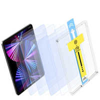9H clair Kit d'installation facile boîte sans poussière tablette Pad verre trempé protecteur d'écran pour iPad 9 10 11 Pro Air 4 5 11 Mini 6 7