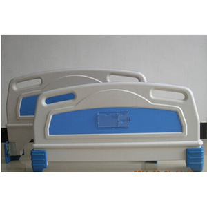 Cabecero y piecero de ABS con barandillas dobles para cama de enfermería, moldeado por inyección de molde fijo, multicalidad. - Product Image 1