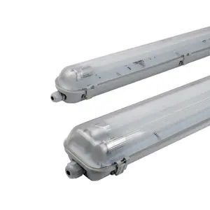 IP65 Waterproof Linear LED Tri-proof Tube LED Batten Light 18W 36W 48W 2FT 4FT Fluorescent T8 LED Triproof Tube Fixtures