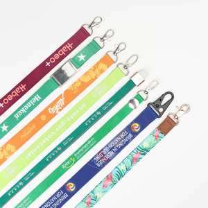 Economy Custom Logo <b>Polyester</b> <b>Lanyard</b> Personalized ID <b>Lanyards</b> With Lobster Claw for Conferences and Expos - Product Image 2