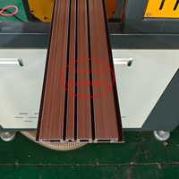 Máquina de Extrusión de Revestimiento de WPC (Compuesto de Madera y Plástico HDPE Reciclado) en Oferta, Línea de Producción de Tableros de WPC para Exteriores TONGSANHEGU