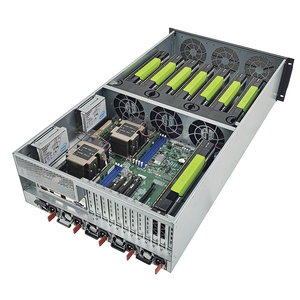 Thùng máy chủ ATX 4U-GW4088 đa GPU, màu đỏ, dạng rack, dành cho máy trạm tính toán AI, nguồn 1+5, dạng tháp - Product Image 2