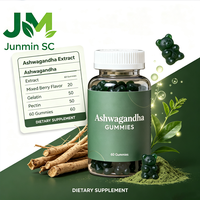 ASHWAGANDHA Gummies Fudge Source Factory 60 Gummies Véganes Améliorent l'Immunité Racine de Maca Vitamines D2 C