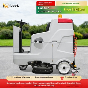 washing truck, professional washing truck, workshop tile <b>cleaning</b> <b>machine</b>, ride-on washing truck, vacuum and mop all-in-one - Product Image 1