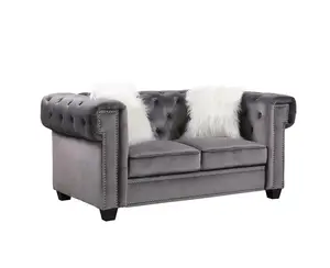 2024 Luxe Meubels Chesterfield Bank Een Twee Drie Sofa Luxe Sofa Italiaanse Moderne Woonkamer Bankstel Meubels