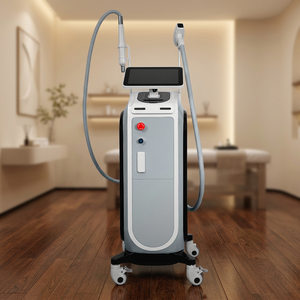 Máquina de depilación láser de diodo de 3 longitudes de onda CE, 2000W de alta potencia, tamaño de punto ajustable, 808nm, máquina láser pico para peeling de carbono - Product Image 1