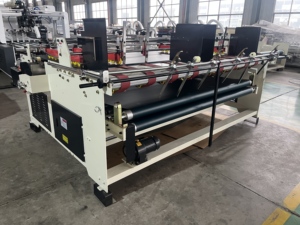 Press Type Semi Automatic Lock Bottom Corrugated Box <b>Folder</b> Gluer Pressing Gluing Machine - Product Image 3