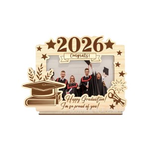 Cross-border <b>graduation</b> season wooden photo <b>frame</b> creative party <b>graduation</b> album home decoration ornament wooden handicrafts - Product Image 5