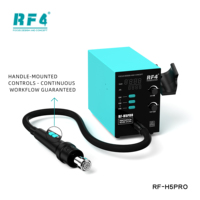 RF4 RF-H5 PRO 800W Station de Rétravail à Air Chaud Puissante avec Écran Numérique pour Soudure et Réparation Mobile