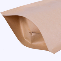 25g 50g 100g Les sacs en papier pour l'emballage de thé tiennent la poche avec la tirette