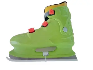 Sıcak satış profesyonel buz kayak ayakkabıları kiralama buz hokeyi paten buz pisti