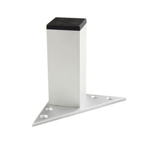 Chrome Metal <b>Folding</b> <b>Table</b> Sofa Legs Silver Furniture Hardware Modern for Living Room Hospital Outdoor Workshop Apartment - Product Image 1