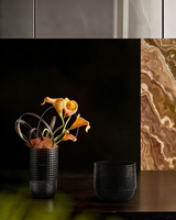 Meijian – Ensemble de pots à fleurs vintage en fer forgé ajouré, pots décoratifs en métal vieilli, courts et hauts, pour plantes d'intérieur
