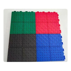 Losetas de Plástico Modulares Encajables para Cancha de Baloncesto, Decoradas con un Suelo Colorido y Duradero - Product Image 1
