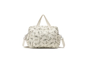 Organizador de Pañales de Tela de Algodón Acolchado con Bonito Estampado de Oso de Dibujos Animados, Bolsa de Pañales para Bebé y Mamá - Product Image 5