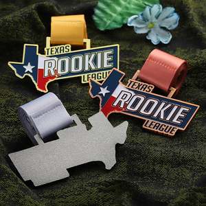 Médailles de sport personnalisées en usine, en alliage de zinc, émaillées or, argent, bronze, plaquées 2D, pour souvenirs - Product Image 6