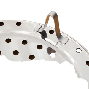 Cremagliera per cottura a vapore multifunzione in acciaio inossidabile treppiede da cucina piatto per cottura a vapore Bun Mantou per cottura a vapore scaffale per acqua Steami - Product Image 3