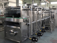 Machine de pasteurisation en tunnel pour bière, jus, soda, vin, 1000 BPH