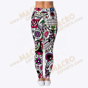 กางเกงเลกกิ้งออกกำลังกายโยคะสำหรับผู้หญิง ขายดี ลายพิมพ์ดิจิทัล ระบายอากาศ แห้งเร็ว ผ้ายืด/โพลีเอสเตอร์ - Product Image 3