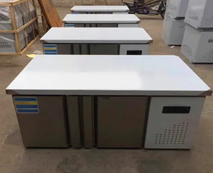SPM Commercial Pizza Salad <span class=keywords><strong>Bar</strong></span> Sandwich <span class=keywords><strong>Counter</strong></span> Display Chiller Nevera Glass Top Prep Table Refrigerador Congelador - Product Image 6