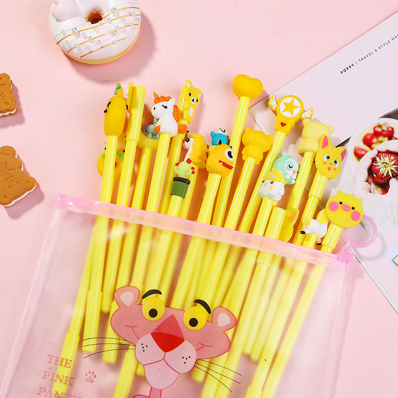 Purple Cartoon 20 pieces + random pencil case